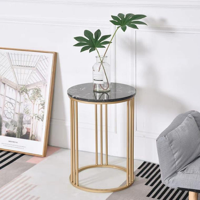 ELIANA Contemporary Marble Top Side Table