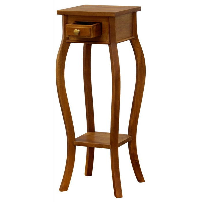 Signature Telephone Table Planter Stand  Side Table TEK168 PS 001 CL ( Mahogany Colour )