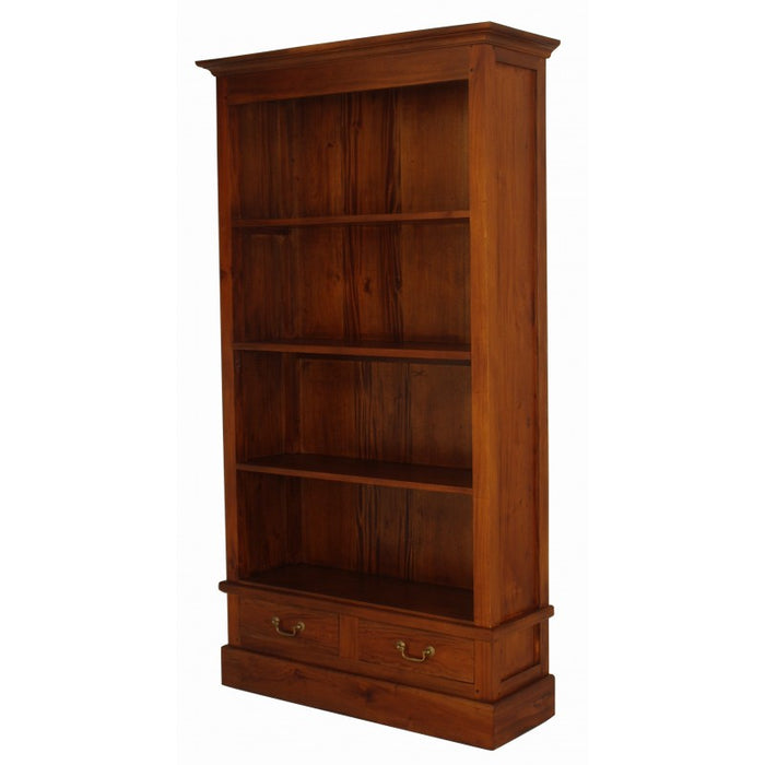 MP - Tasmania Bookcase 4 Shelves 2 Drawers Book Cabinet  TEK168 BC 002 PN
