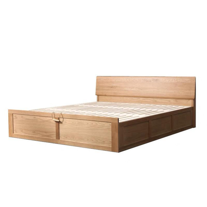 Mateo Nordic Wooden Storage Bed
