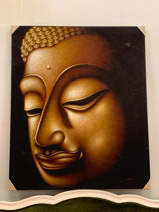 Royal Golden Buddha Painting TEK168 Royal Yellow Golden Buddha