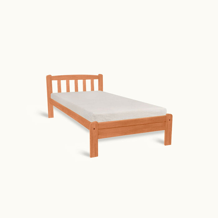 STEVIE Bed Frame Solid Wood Super Single Caramel Color