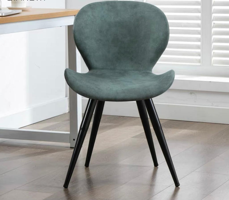 HAZEL Contemporary Faux Leather Dining Chair