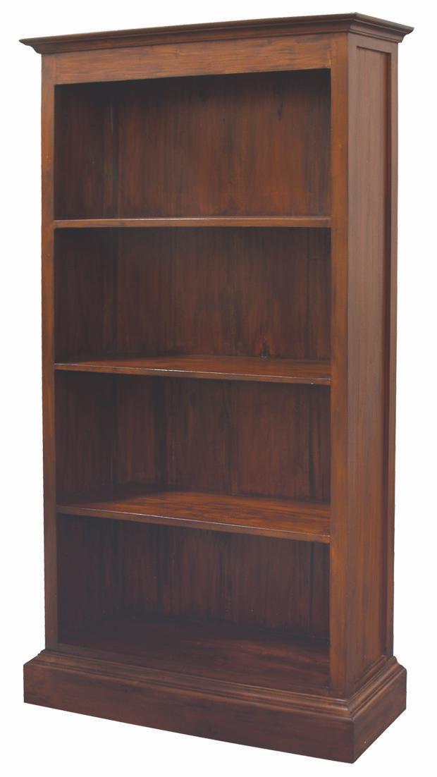 Tasmania Teak Bookcase 4 Shelves Book TEK168 BC 000 PN — TeakCo