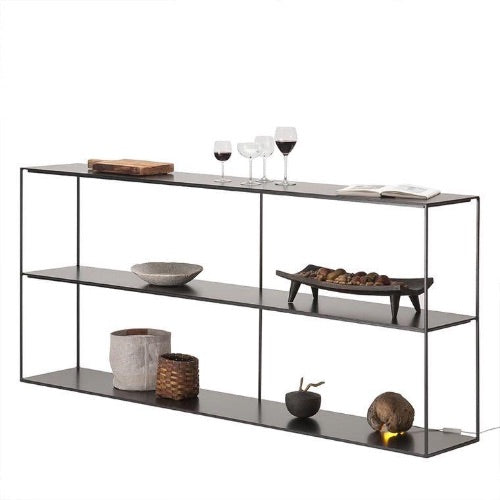 Table Display Divider JORDYN Contemporary Console Table Display Divider — TeakCo