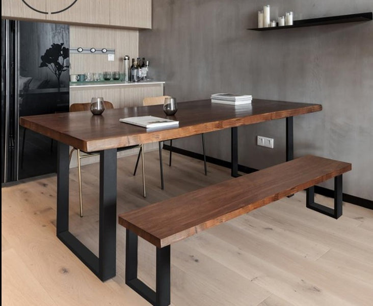 Falk solid wood dining table online