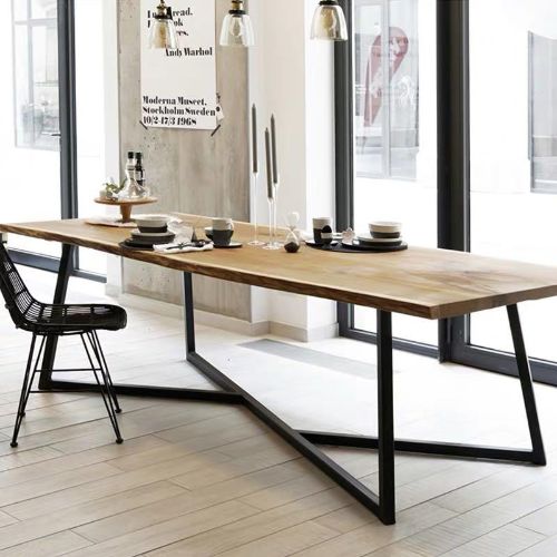 RIVER Solid Wooden Dining Table