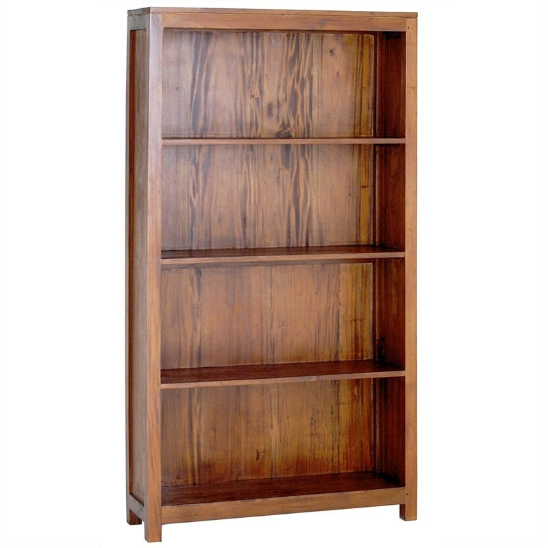 Amsterdam Wide Bookcase Solid Teak Timber TEK168 BC 000 TA W TeakCo