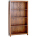 Amsterdam Solid Teak Timber Wide Bookcase - Light Pecan TEK168BC-000-TA-W-LP_1
