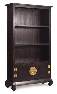 Chinese Oriental Bookcase Display with Cabinet Storage Book Cabinet TEK168 BC 200 CSN