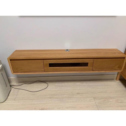 WILLOW TV Console Solid Wood Entertainment Unit ( Select from 6 Size )