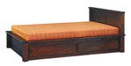 Amsterdam Bed with 4 Storage Drawers at the Bottom Full Solid TEK168BS 004 TA QS ( Queen Size )