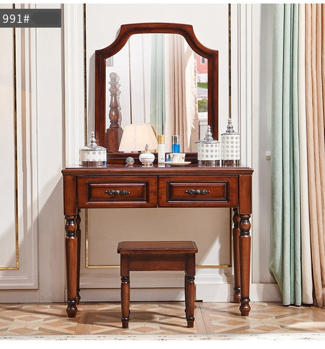 american dressing table designs Wooden Dressing Table With European Design