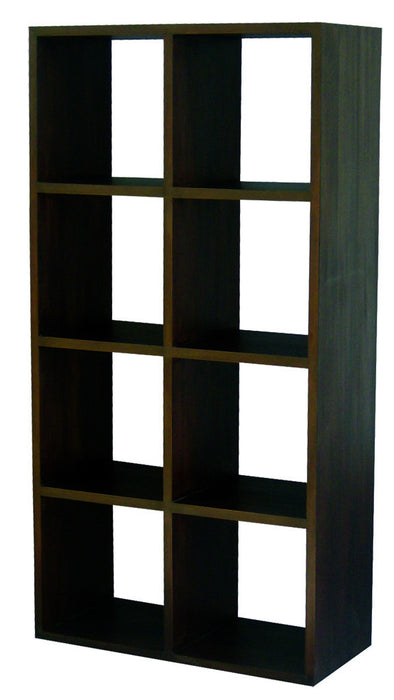 Minimalist Teak-Cube Bookcase Display -Shelf TEK168CU-008-RPN-LP