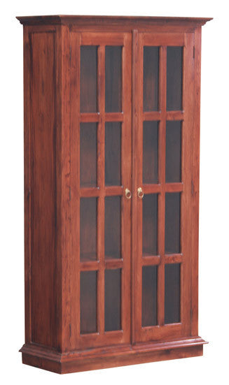 Teak-2-Door-Display-Cabinet-TEK168DC-200-PN