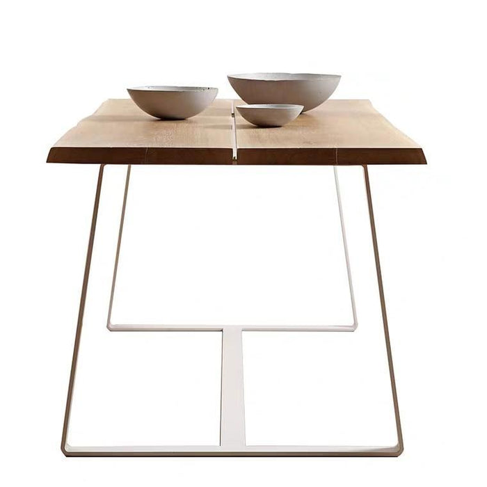 MOLLY Modern Solid Pine Dining Table with Designer Legs