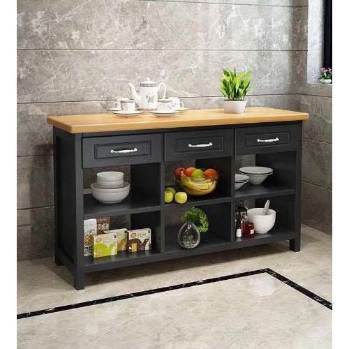 GRACELYN Kitchen Island Sideboard Buffet — Amerrich Pte Ltd TeakCo