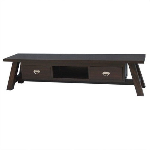 Japanese-200cm-Teak Entertainment-Unit-in-Mahogany-or-Chocolate-TV Console TEK168SB-002-JS
