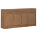 Venice Solid Wood Timber 4 Door 4 Drawer Buffet Table, 180cm, Teak