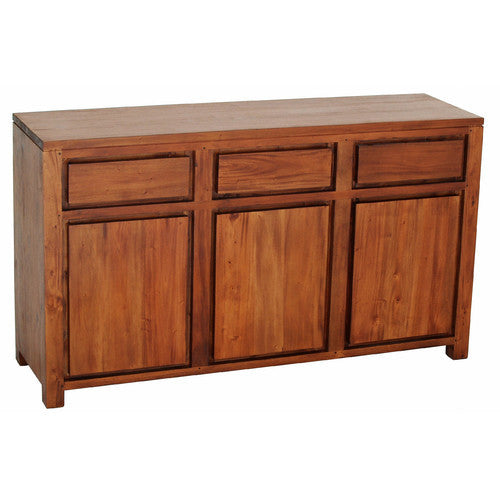 Franeker Amsterdam Buffet Sideboard 3 Drawers 3 Door Cabinet Full Solid  SB 303 TA TEK168 SB 303 TA EC ( Picture for Reference Only )
