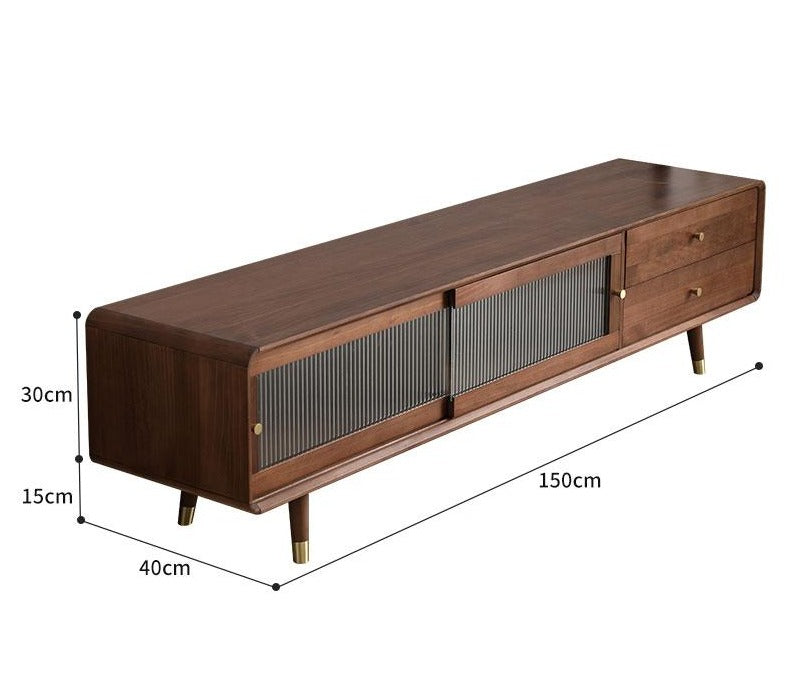 WAREHOUSE SALE BRAYDEN TV Console Solid American Hardwood ( Special Price from $899 )