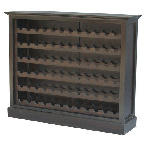OJAI Teak Wide-Wine-Rack-Cabinet TEK168WR-000-W