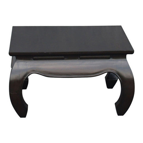 Chinese Oriental Coffee Table Square Design Curve Legs 70 cm x 70 cm TEK168 CT 000 OL C 70 x 70 (Mahogany )