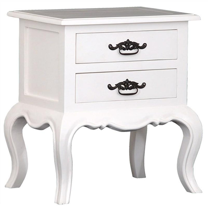 French Provincial 2 Drawer Lamp Table TEK168 LT 002 FP  ( Picture for Reference Only )