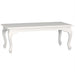 Queen Anna Solid Teak Wood Timber 120cm French Coffee Table - White TEK168CT-120-70-QA-WH_1