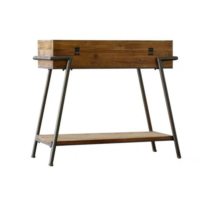 LILA Rustic Reclaimed Solid Wood Hallway Console Table
