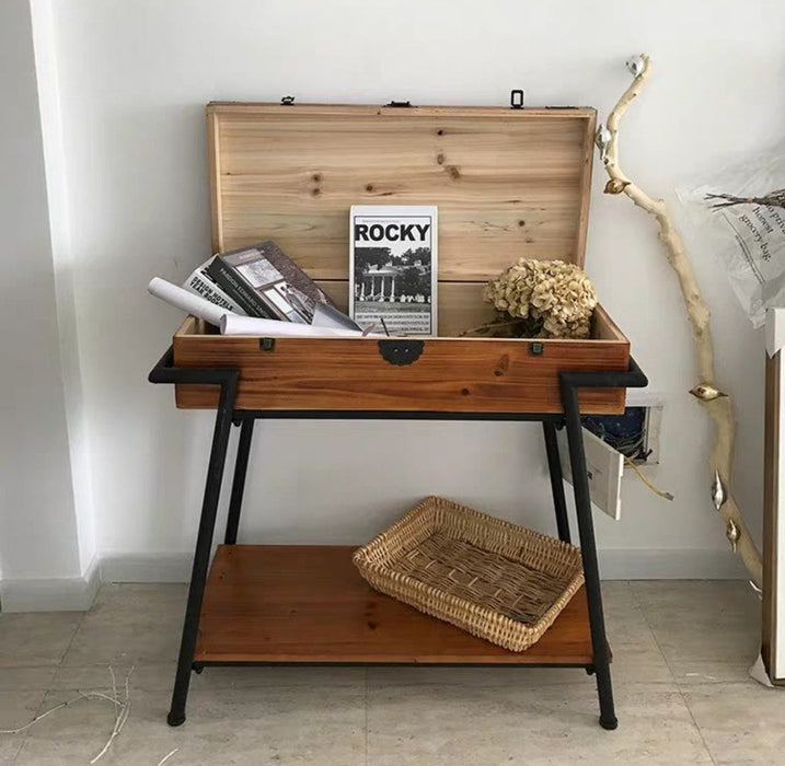 LILA Rustic Reclaimed Solid Wood Hallway Console Table