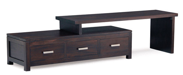 Milan Extension Movable TV Console with 3 Drawers TEK168 TV 003 PNM