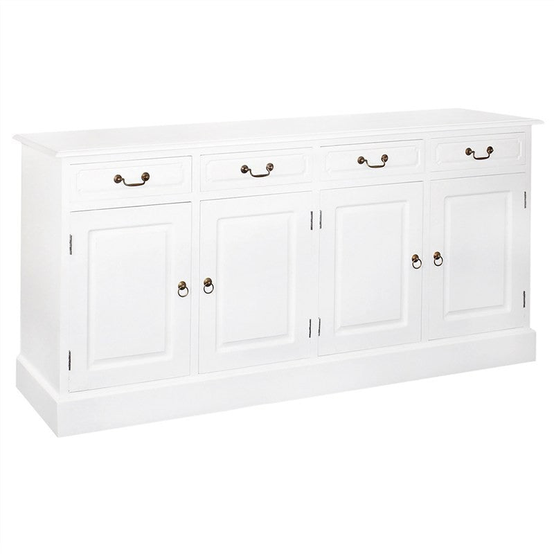 White timber on sale sideboard