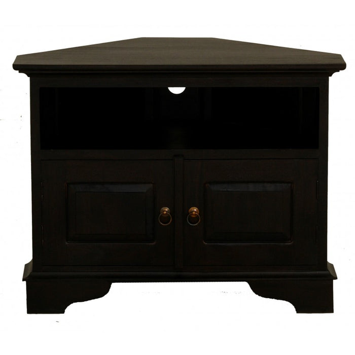 Tasmania Corner TV Stand Unit Triangular BackTEK168 TV 200 PN CNR ( Chocolate Colour )