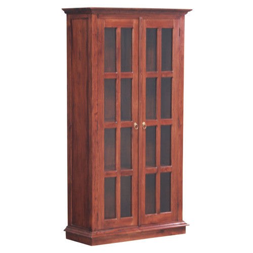 Teak-2-Door-Display-Cabinet-TEK168DC-200-PN