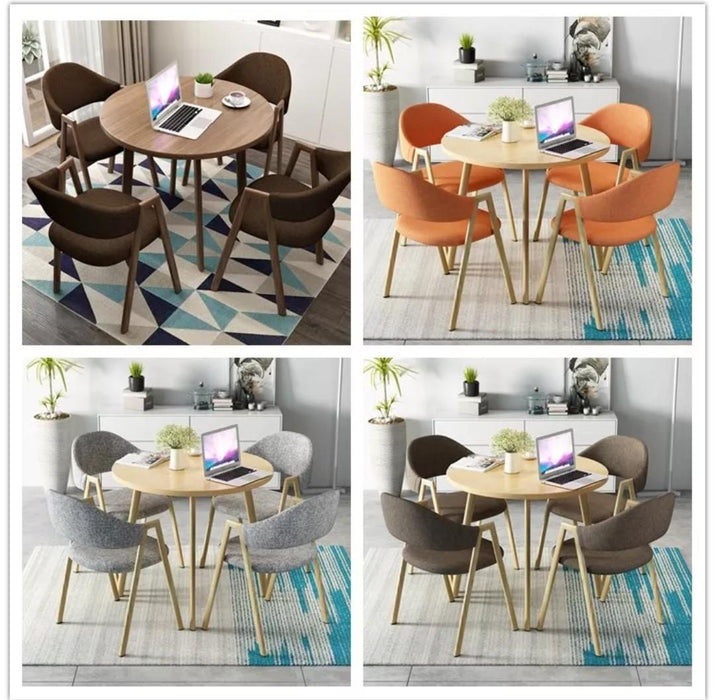 LOVA Modern Round Dining Table Set
