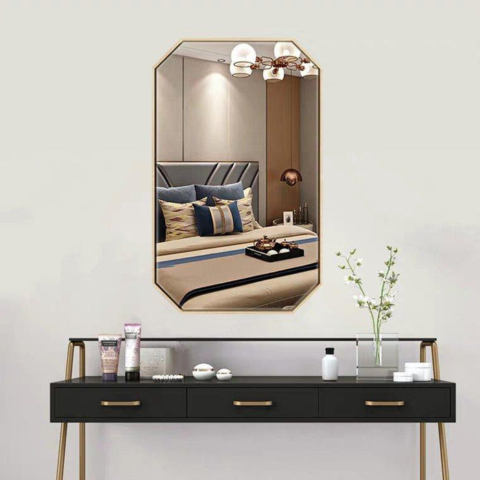 ANNA Gold Accented Wall Hanging Mirror ( Discount Price $100)