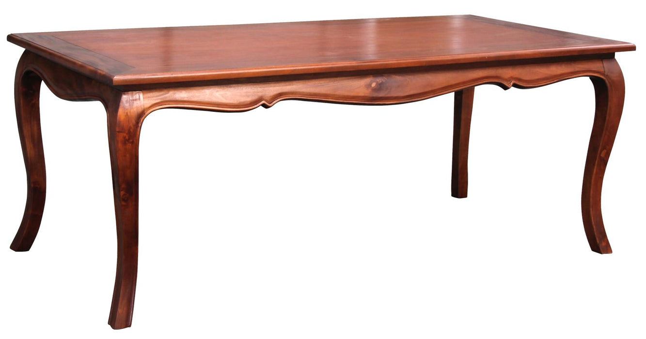French Provincial Dining Table 200 cm x 85 cm TEK168 DT 200 85 FP ( Picture for Reference Only ) ( Chocolate Colour )