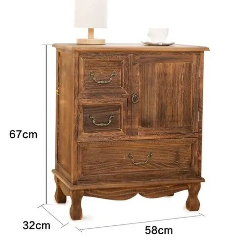 INES Distressed Vintage Chest of Drawers