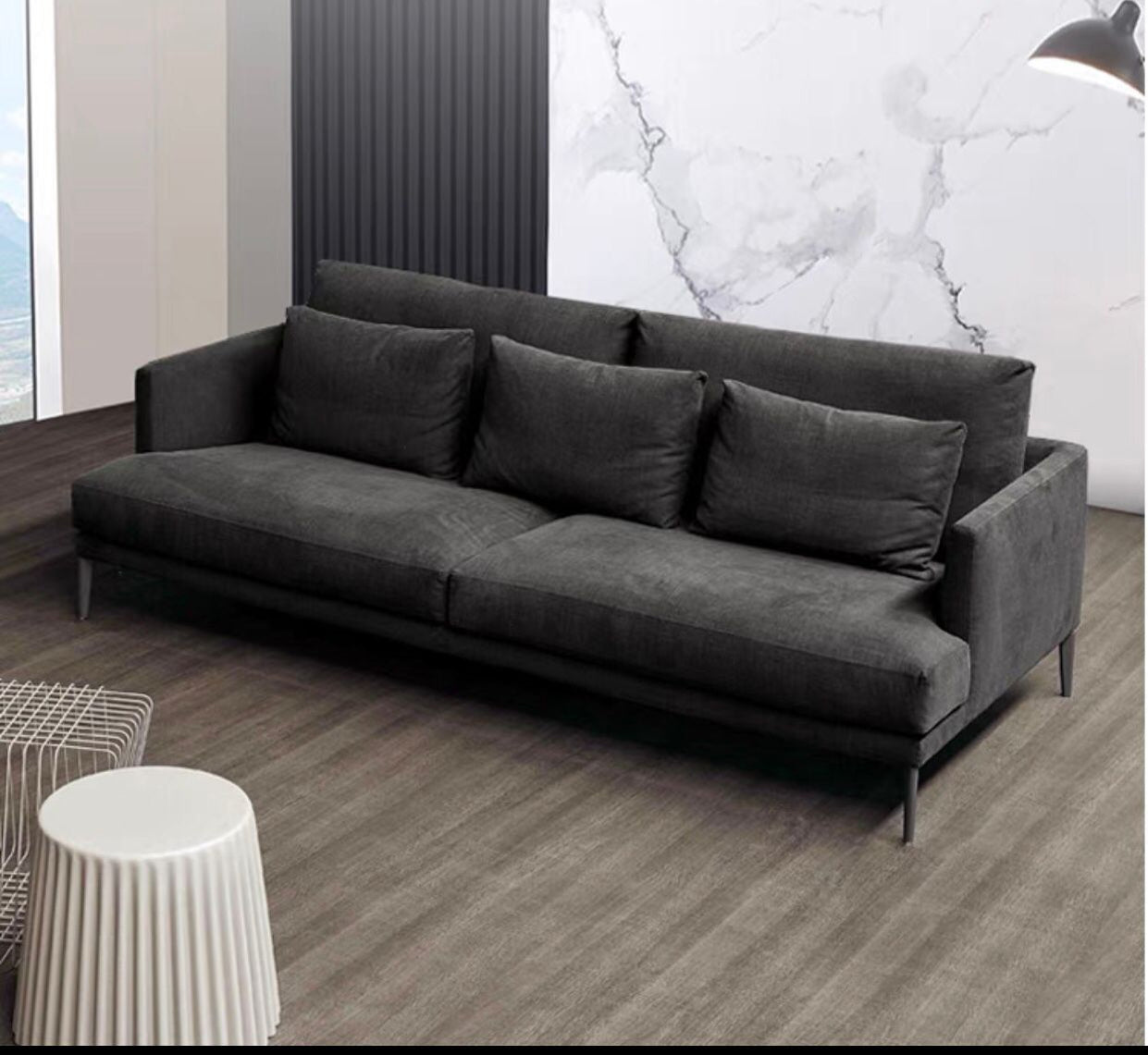 BENCE Modern Fabric Sofa — TeakCo
