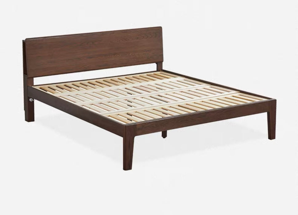 WAREHOUSE SALE EVA BRYSON Japanese Nordic Bed Single / Queen / King Bed Solid Wood ( Discount Price from $1099 )