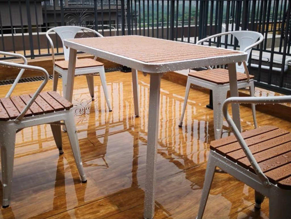 LEONARDO Outdoor Table with 6 Chairs Set