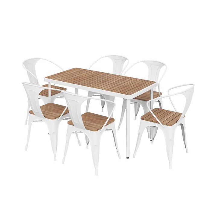 LEONARDO Outdoor Table with 6 Chairs Set